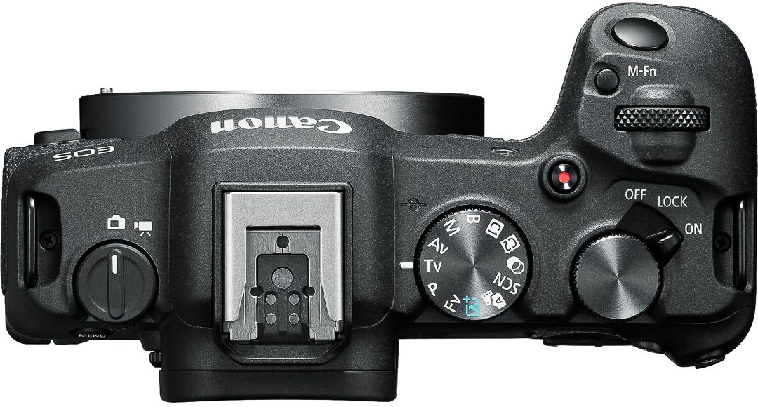 Canon EOS R8 top