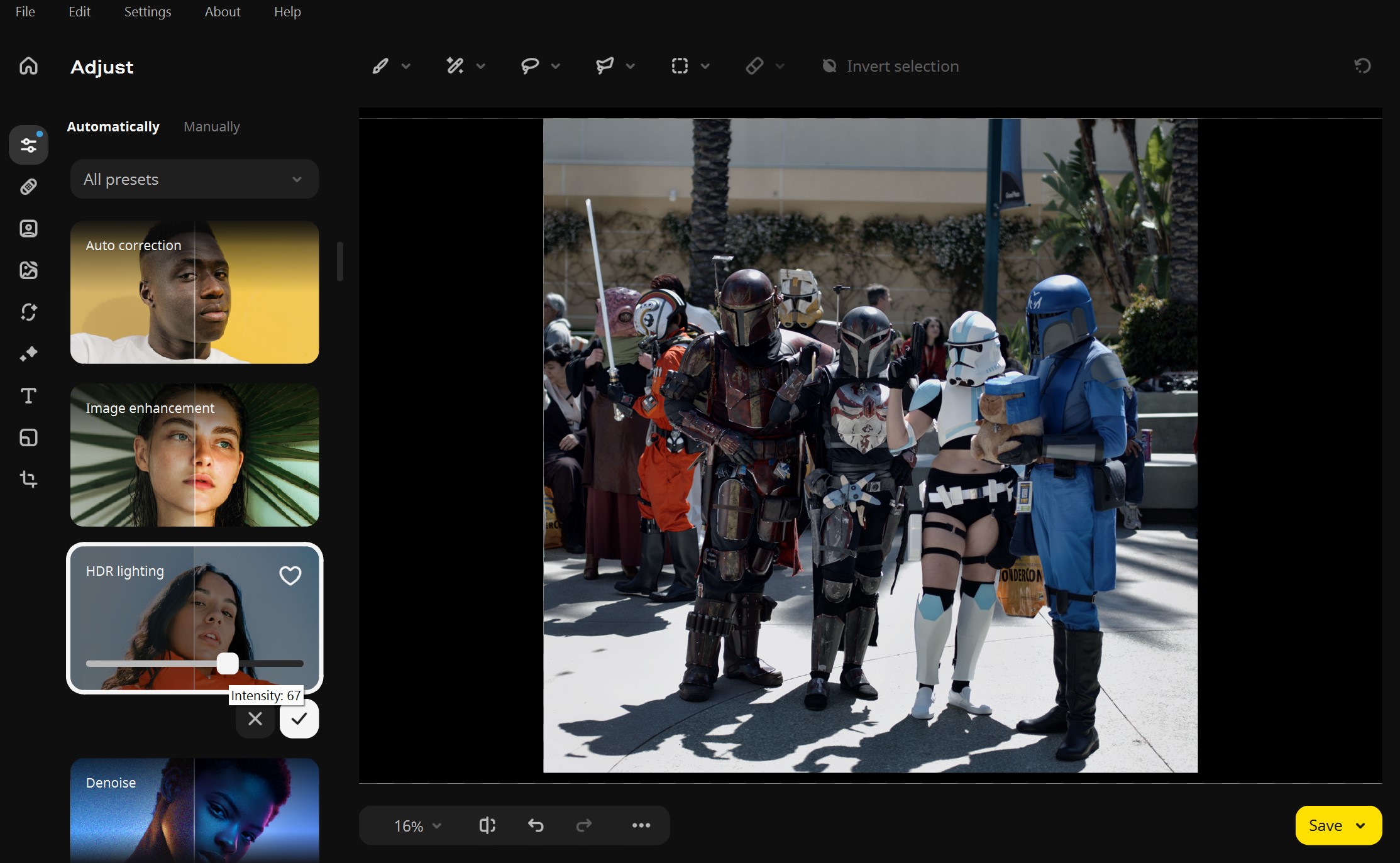Movavi Photo Editor Retouching AI Object Removal
