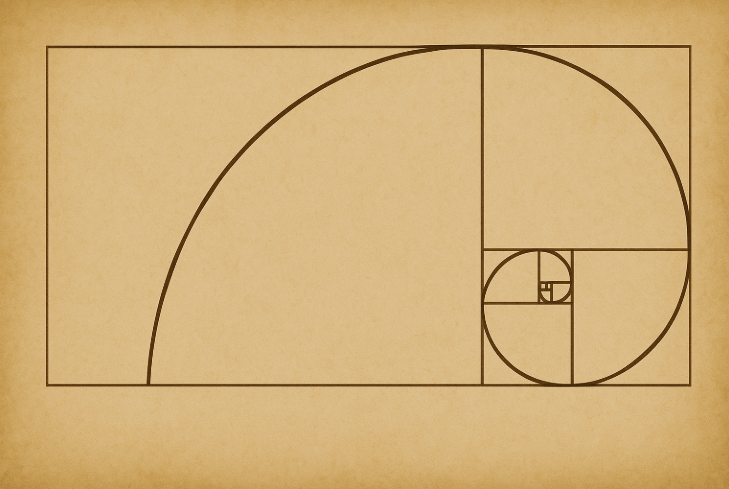 The Fibonacci spiral
