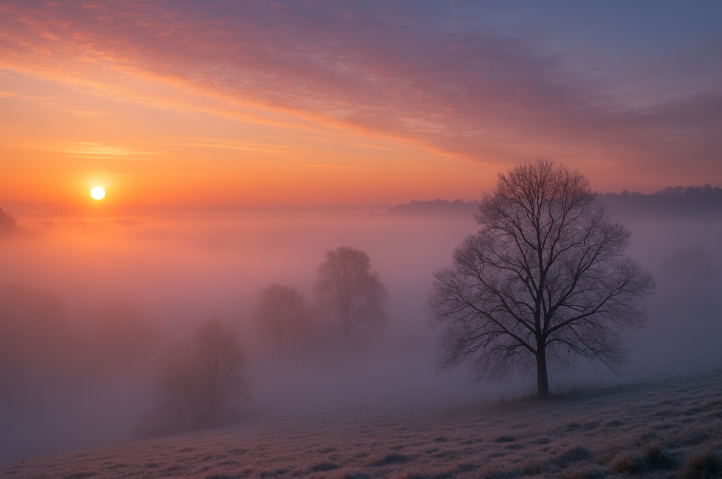 Sunrise blue hour photography 